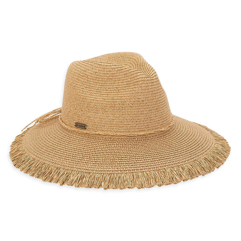 Paperbraid Safari Hat in Ivory or Tan