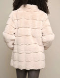 Faux Fur Ivory Short Coat
