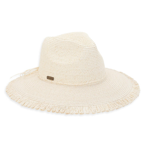 Paperbraid Safari Hat in Ivory or Tan