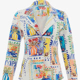 Simply Art Blazer Jacket "My Handmade Garden"