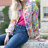 Floral Denim Jacket