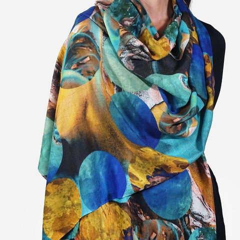 Fine Wool Space Odyssey Scarf