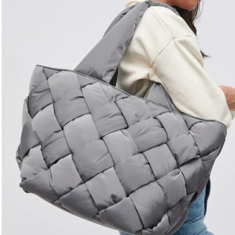 Intuition East West Weaved Tote