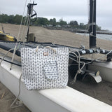 Nautical Anchors Away Gap Tote with Matching Pouch