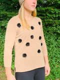 Passioni Women's Pullover with PomPom's