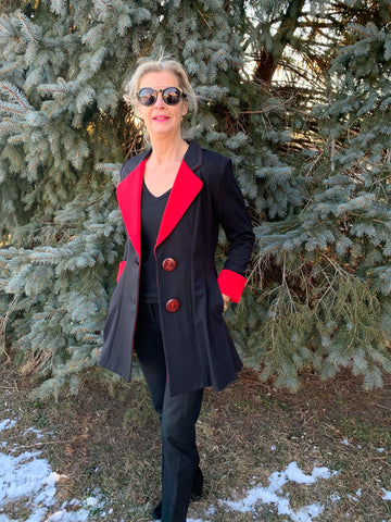 Black and Red Jacket